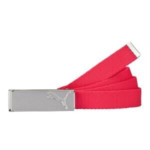 Puma Womens Golf Path Webbing Belt One Size Cut to Length Pink